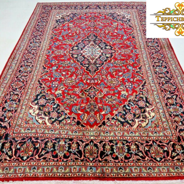 Verkocht (#F1120) NIEUW ca. 296x205cm Handgeknoopt Kashmar Perzisch tapijt klassiek donker Wenen Oostenrijk Koop online