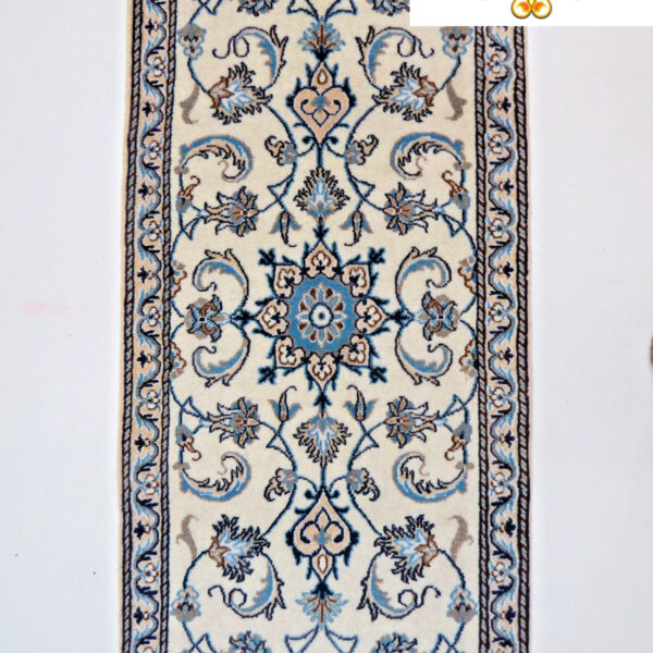 Pārdots (#F1161) JAUNS aptuveni 142x70cm Ar rokām mezglots Nain persiešu paklājs klasiskais Fars Vīne Austrija Pērciet tiešsaistē