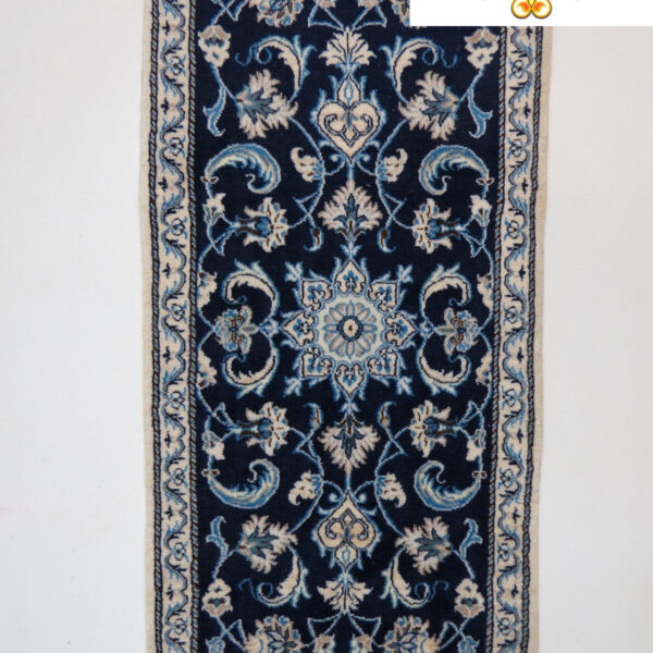 Pārdots (#F1166) JAUNS aptuveni 145x70cm Ar rokām mezglots Nain persiešu paklājs klasiskais Fars Vīne Austrija Pērciet tiešsaistē
