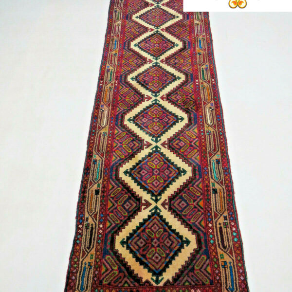 Продаден (#F1186) НОВ прибл. 316x80cm Ръчно плетен персийски килим Isfahan класически Афганистан Виена Австрия Купете онлайн