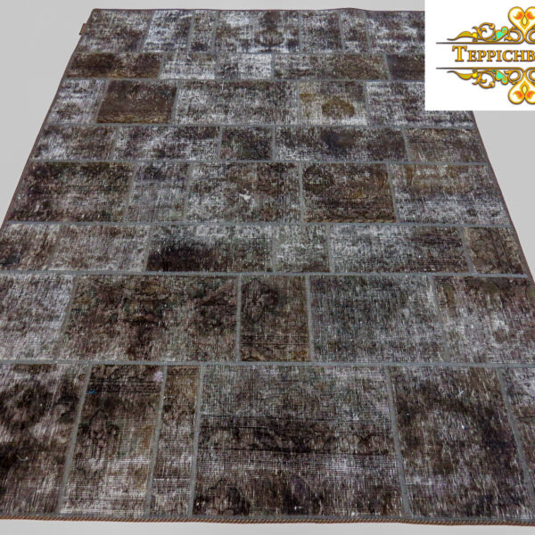 Sold(#F1223) NEW approx. 242x172cm Hand-knotted Patchwork Persian Carpet Modern Patchwork Vienna Austria Buy Online