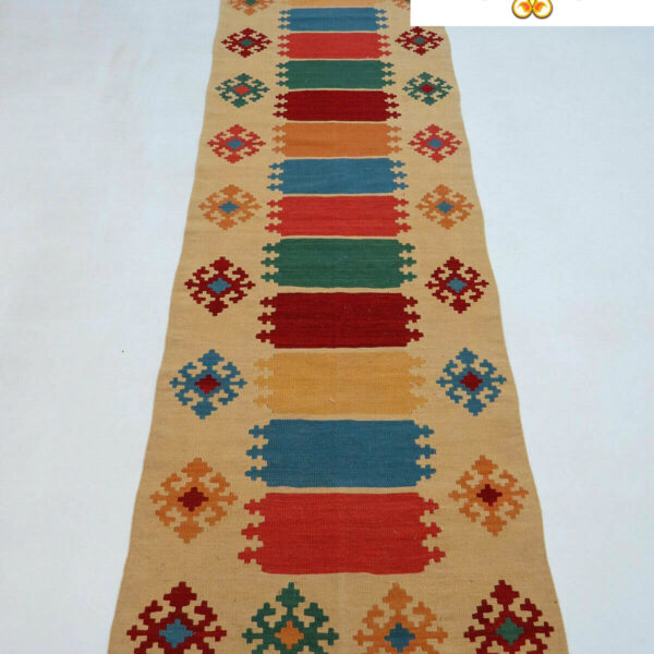 販売済み(#F1230) 約291x80cm 手織り アフガニスタン アフガニスタン ケリム モダン アフガニスタン ウィーン オーストリア オンラインで購入