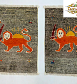 (#F1231) NOVINKA cca 87x58cm Ručně vázaný perský koberec Gabbeh