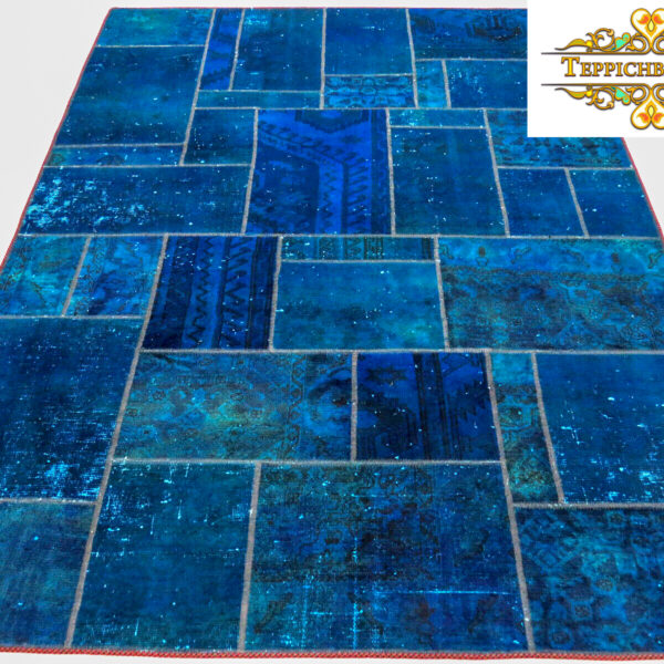 Sprzedane (#F1247) NOWE ok. 240x170cm Ręcznie tkany patchworkowy dywan perski Nowoczesny patchwork Wiedeń Austria Kup online
