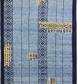 Indo Teppich Handgeknüpfter Gabbeh 240 cm x 170 cm Nr : 90-1