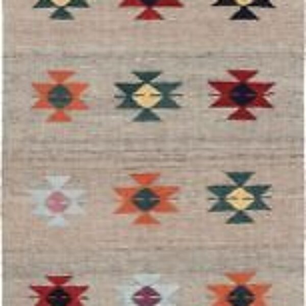 Kilim od perzijske vune Ručno tkani Moderni Kilim Fars 264 cm x 101 cm Novo/Novo Moderno antikno Beč Austrija Kupite online