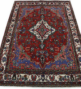 Klassischer Orientteppich Hamadan Rot in 290x190