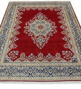 Klassischer Teppich Kerman Rot in 390x290