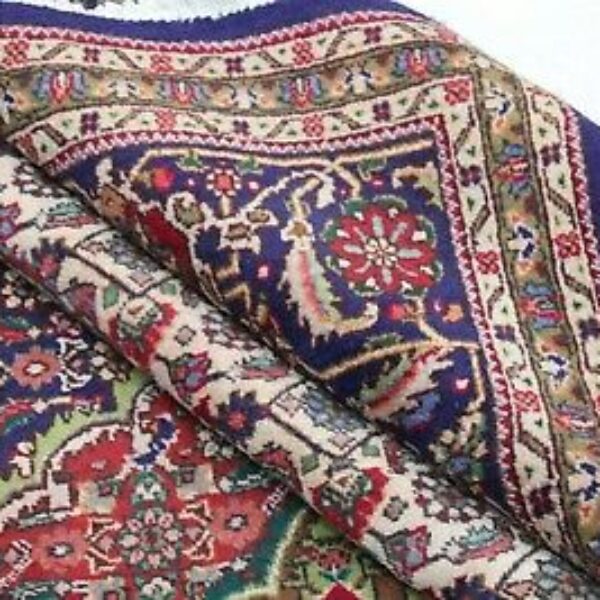 W1 (#221) YENİ yaklaşık 270x185cm El dokuması İran halısı Kirman Golfarang çiçekli madalyon ve yeni yün antika klasik Viyana Avusturya online satın al