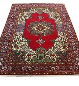 Klassischer Teppich Tabriz in 310x200 handgeknüpft