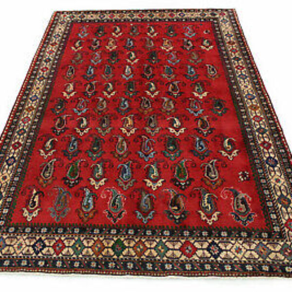 Perský koberec Klasický orientální koberec Hamadan červený v 300x210 Klasický květinový Vídeň Rakousko Koupit online