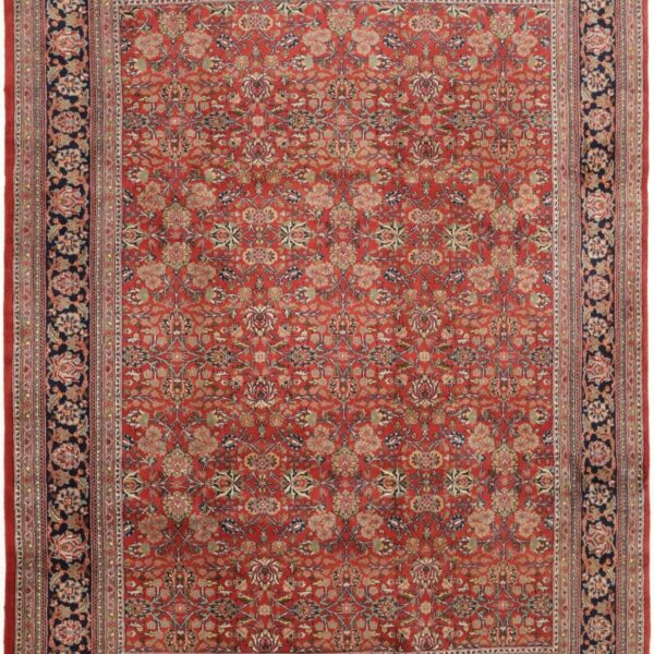 카펫 355 x 245 cm 양모 카펫 최고 상태 클래식 앤티크 비엔나 오스트리아가 있는 페르시아 카펫 손으로 매듭진 사러프 온라인 구매