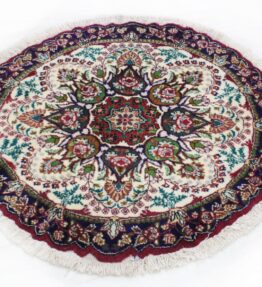  Handgeknüpfte  Tabriz Orientteppich  95 x 95 cm Perserteppich Nr 38-yo