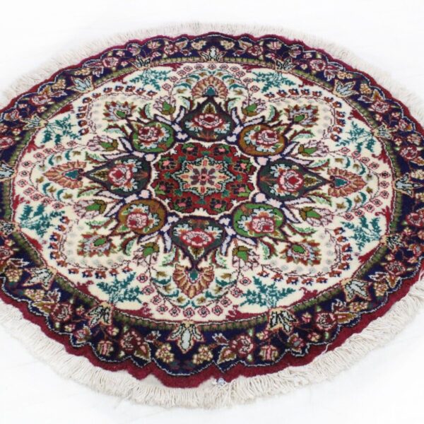 Hand-knotted Tabriz oriental carpet 95 x 95 cm Persian carpet classic antique Vienna Austria buy online