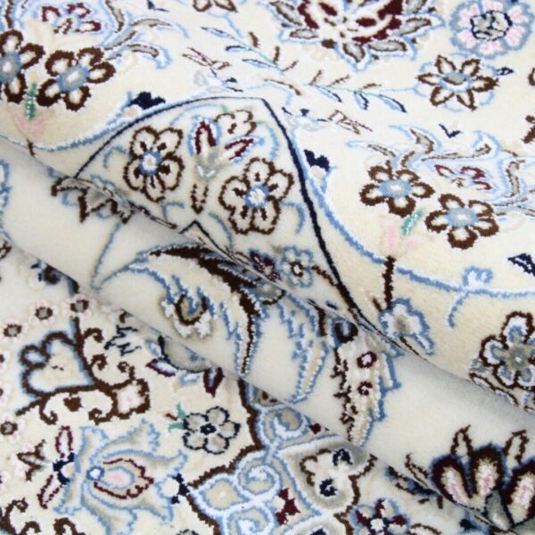 B1 (#221) som NY ca. 270x185cm Håndknyttet persisk tæppe Kirman Golfarang blomstermedaljon med ny uld antik klassisk Wien Østrig køb online.