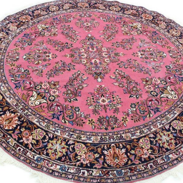 Persisk tæppe rundt orientalsk tæppe Sarough 300x300 klassisk mørkt Wien Østrig køb online