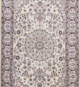 Handgeknüpfter Perserteppich Nain Kashmar Orientteppich 306 x 197 cm Top Zustand