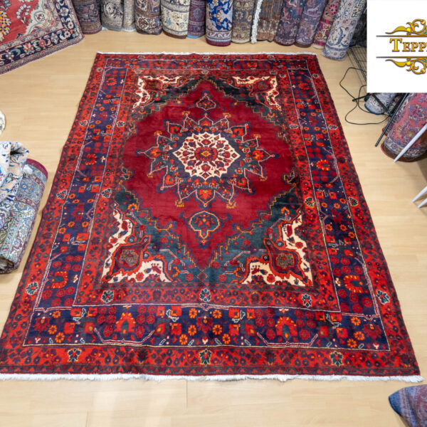 W1 (№307) приблизно 290x225 см. Килим Nahavand Hamadan, пов’язаний вручну. Перський килим. Східний килим із природними кольорами – унікальний класичний антикварний Відень, Австрія, купити онлайн