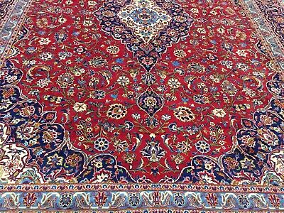 BEAUTIFUL RED KESHANI MASTERPIECE HAND KNOTTED 403 X 297 KL212101 PERSIAN RUG ORIENTAL RUG