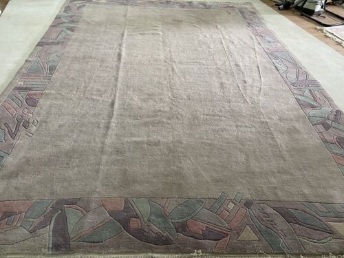 EXCLUSIVE HIGHLAND NEPAL DREAM COLOR PASTEL PURPLE NEW HANDKNOT 400X300 PERSIAN RUG ORIENTAL RUG