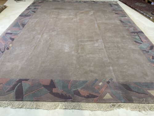 EXCLUSIVE HIGHLAND NEPAL DREAM COLOR PASTEL PURPLE NEW HANDKNOT 400X300 PERSIAN RUG ORIENTAL RUG