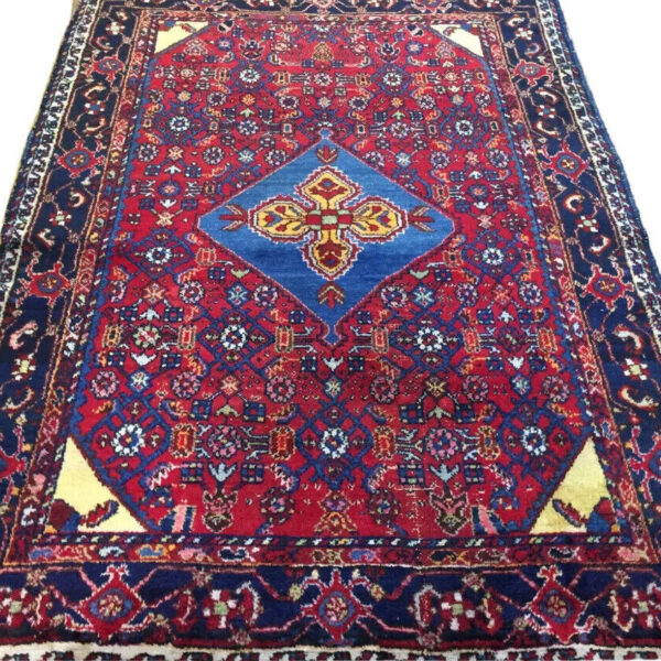 Перський килим під старовину Перський килим Хамадан старше 90 років 180X140 старий червоний класичний під старовину Відень Австрія купити онлайн