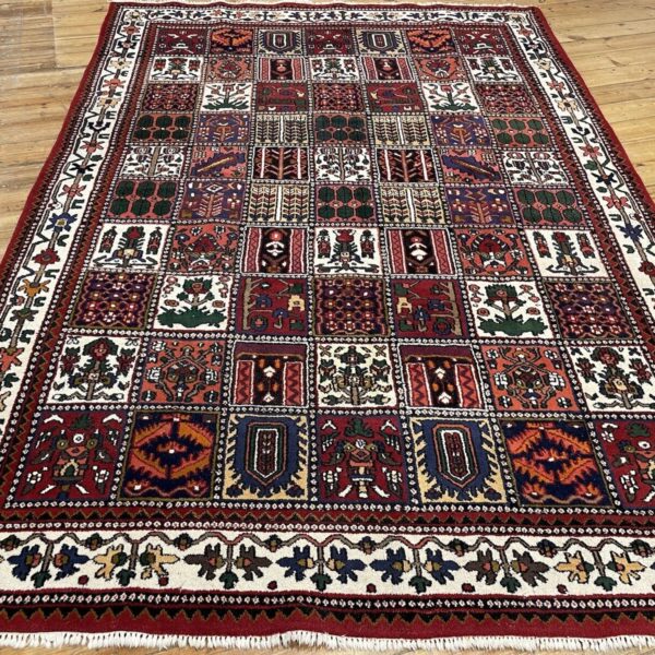 Oriental Rug Bakhtiar Field Pattern Hand-Knotted 290x207 Pure Cotton Top Quality Classic India Vienna Austria Buy Online