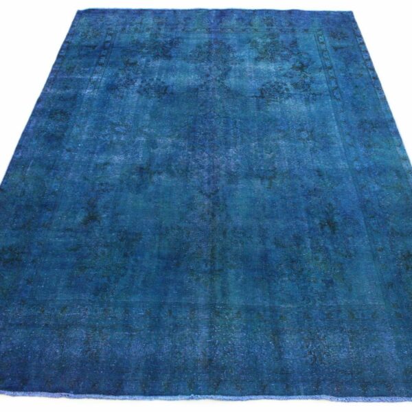 Teppichbazar Design Vintage-Teppich Blau in 380x280 Modern antik Wien Österreich Online Kaufen