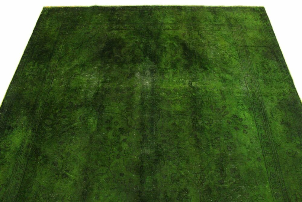 CARPET BAZAR DESIGN VINTAGE CARPET GREEN IN 290X200 PERSIAN CARPET ORIENTAL CARPET