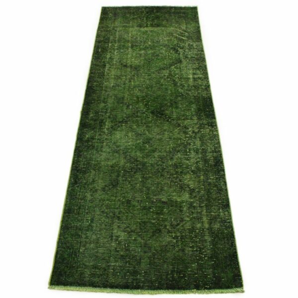 Carpet Bazaar Design Vintage Tapijtloper Groen in 300x100 Modern Antiek Wenen Oostenrijk Online kopen