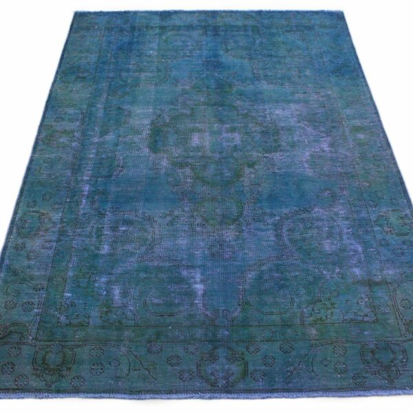 Teppichbazar Design Vintage-Teppich Petrol Blau in 280x180 Modern antik  Wien Österreich Online Kaufen