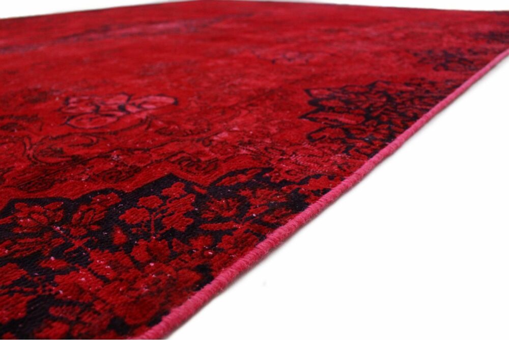 CARPET BAZAR DESIGN VINTAGE CARPET RED IN 380X280 PERSIAN CARPET ORIENTAL CARPET