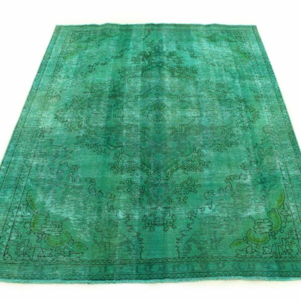Carpet Bazaar Design Vintage Tapis Turquoise Vert en 260x210 Moderne Antique Vienne Autriche Acheter en ligne