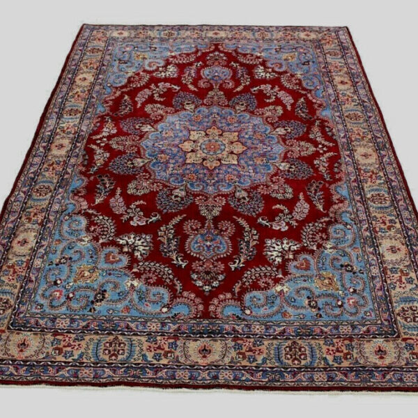 Dekoratyvinis persiškas kilimas išskirtinis Mashad 340x240 rankomis surištas Classic Mashad Vienna Austria Pirkite internetu