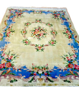 Noble Beijing dream carpet hand-knotted olive green pastel 305x244cm Kl 206358