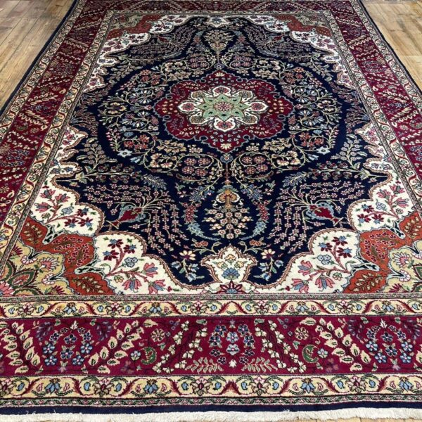 Ексклюзивний перський килим, унікальний Тебріз з Персії, розроблений художником 363/252 Класичний перський, Відень, Австрія, Купити онлайн
