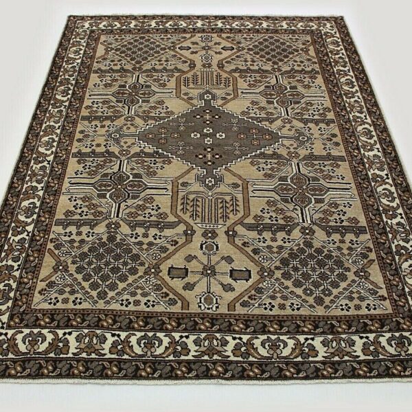 Persian carpet Exclusive Persian Mashad Natural color brown beige 290x210 hand-knotted Classic Beige Vienna Austria Buy online