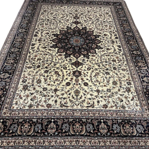 Orientalsk teppe Finest Håndknyttet Tabriz Cashmere Beige 325x218 Klassisk Beige Wien Østerrike Kjøp online
