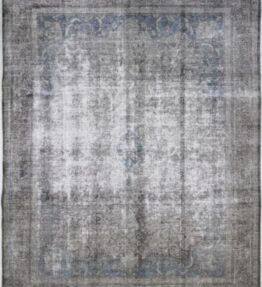Handgeknüpfter Perserteppich Vintage Art Grau Farbe 382 cm x 294 cm Nr 2320