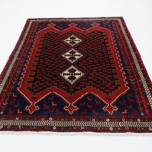 Magazijnuitverkoop Perzisch tapijt mooi Afshar klassiek 220x170 handgeknoopt Classic Afshar Wenen Oostenrijk Koop online