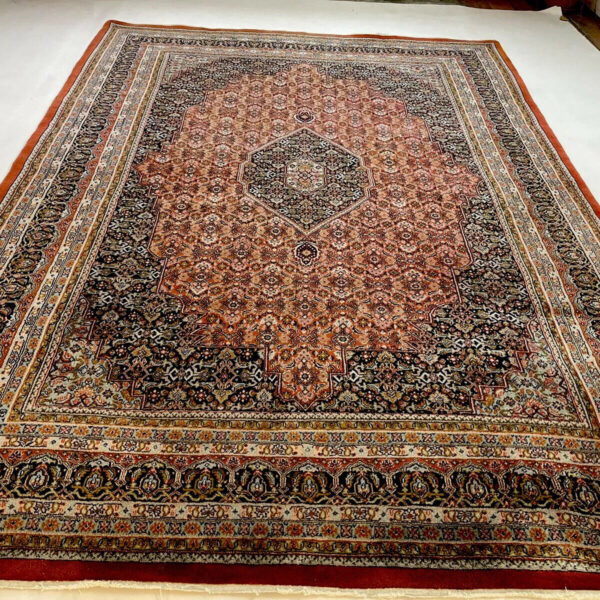 Wyprzedaż orientalnego dywanu Tabriz czysta nowa wełna ręcznie tkana kolor rdzy 340x240cm klasyczny Indie Wiedeń Austria kup online