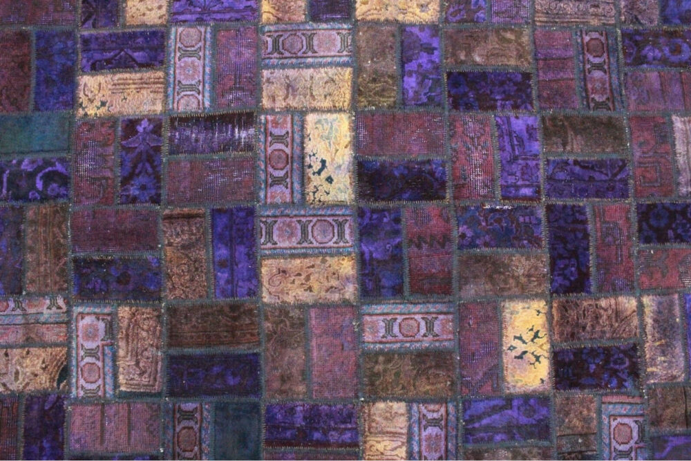 سجادة باتشورك أرجوانية مقاس 290 × 200 سم سجادة فارسية سجادة شرقي