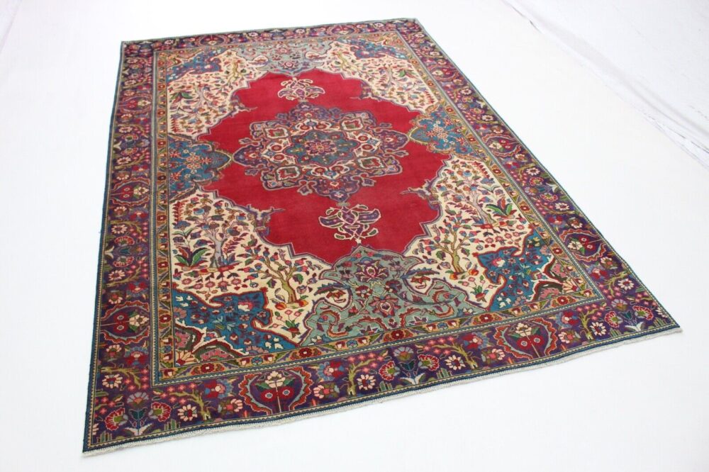 PERSIAN RUG STOCK SALE TABRIZ MIRROR 330X230 HAND KNOTTED CARPET 191128 PERSIAN RUG ORIENTAL RUG