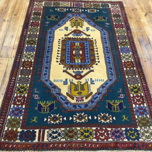 Перський килим Mashad з натуральної овечої вовни ручного в'язання 190X124 Classic Mashad Vienna Австрія Купити онлайн