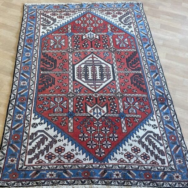 페르시아 카펫 Shahsawan 손으로 묶은 최고 품질 최고 상태 160x110 클래식 Hamadan 카펫 비엔나 오스트리아 온라인 구매