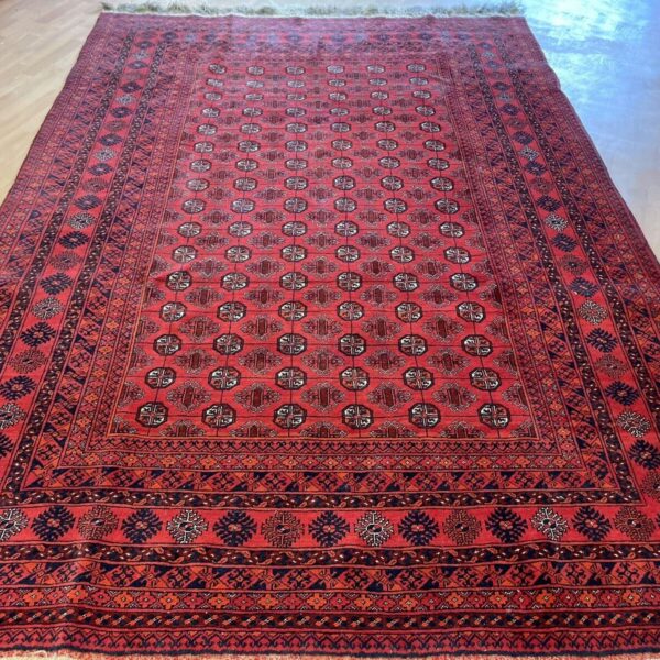 东方地毯美丽阿富汗毛里红色手结全新 293x204 最优质经典阿富汗维也纳奥地利在线购买