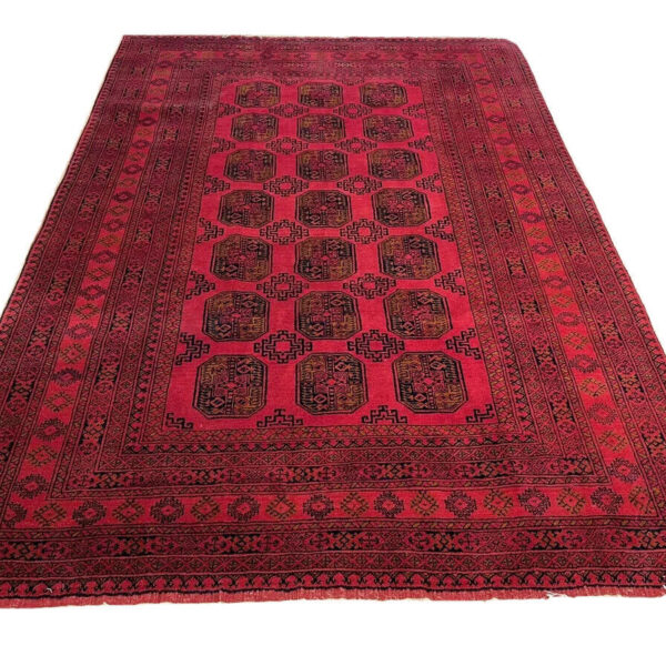 Orientálny koberec krásny afganský Mauri červený ručne viazaný nový 293x204 Najlepšia kvalita klasický Afganistan Viedeň Rakúsko Kúpiť online