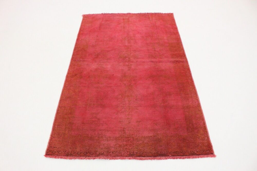 سجادة فارسية جميلة ذات مظهر عتيق باللون الأحمر 190X110 مقبض يدوي 191078 سجادة فارسية بساط شرقي