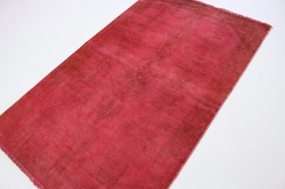 سجادة فارسية جميلة ذات مظهر عتيق باللون الأحمر 190X110 مقبض يدوي 191078 سجادة فارسية بساط شرقي