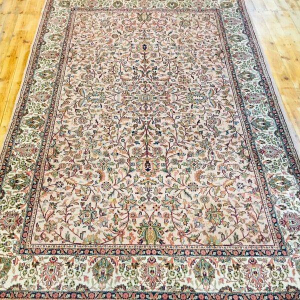 Tabriz persisk teppe Superdekorativt håndknyttet lys rosa 300x200 Kl 206082 Classic Floral Wien Østerrike Kjøp online